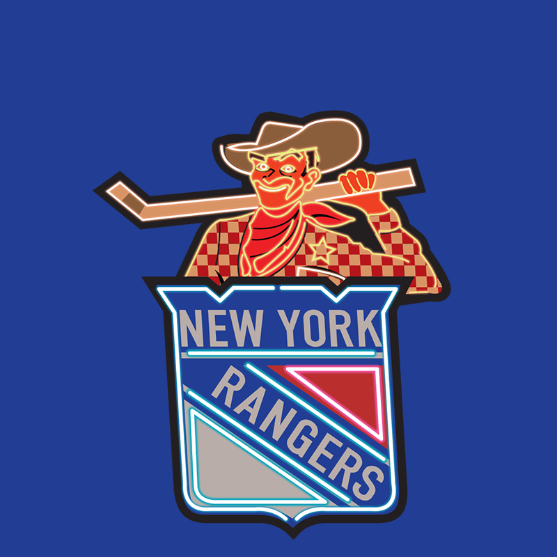 New York Rangers Entertainment logo iron on transfers